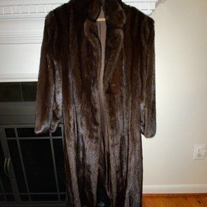 Tailor Made Vintage Genuine Brown Mink Fur Coat